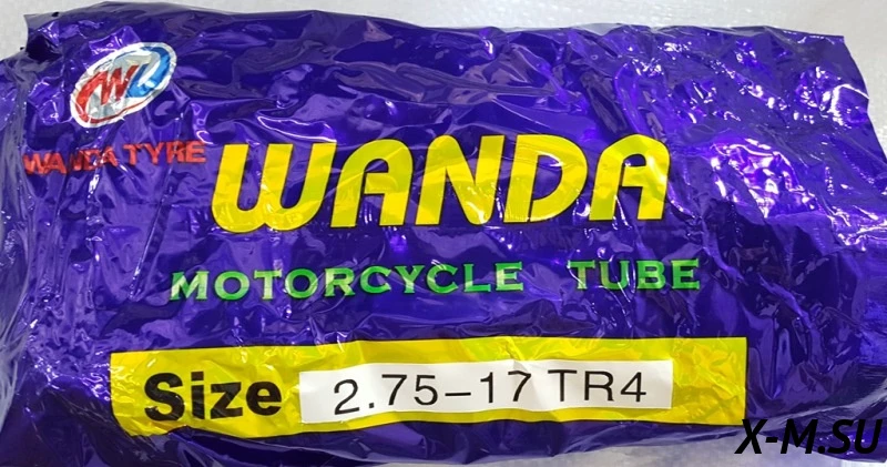 Камера 2.75-17 TR4 (55MM) (440g. Бутил 50шт. Мешок) WANDA Камера 2.75-17 TR4 (55MM) (440g. Бутил 50шт. Мешок) WANDA