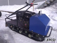 Мотобуксировщик AhtaR ЗИМА с реверсом (задний ход)