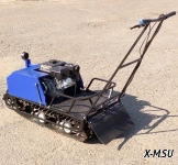 МОТОБУКСИРОВЩИК КОМПАКТНЫЙ ЛИДЕР-СИГМА-2, 8,0+ Л.С., С РЫЧАЖНЫМ ЛЫЖНЫМ МОДУЛЕМ, ВАРИАТОР TAV2-40