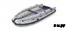 Лодка надувная моторная SOLAR-470 Super Jet tunnel (2020) с фальшбортом