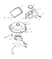 Статор, триггер (электрические модели) 2-х тактного ПЛМ MERCURY 40 M Серийный номер от 0G760300 до 0T979999