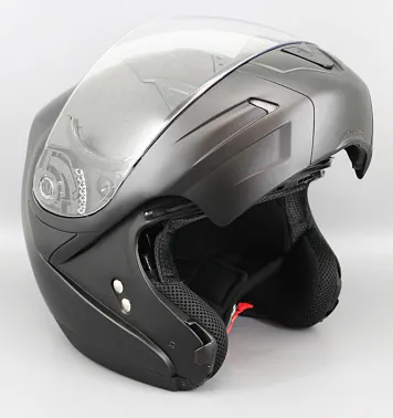 Шлем "THH" T-796A MATTE BLK 2-стекла трансформер